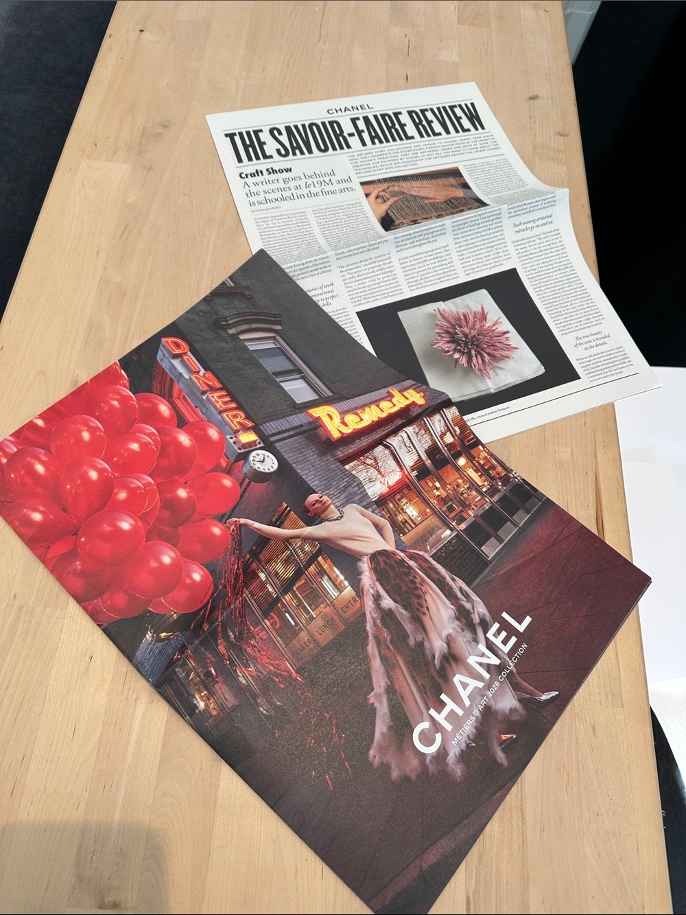 CHANEL Home Art Print - Red & Black Fashion Poster